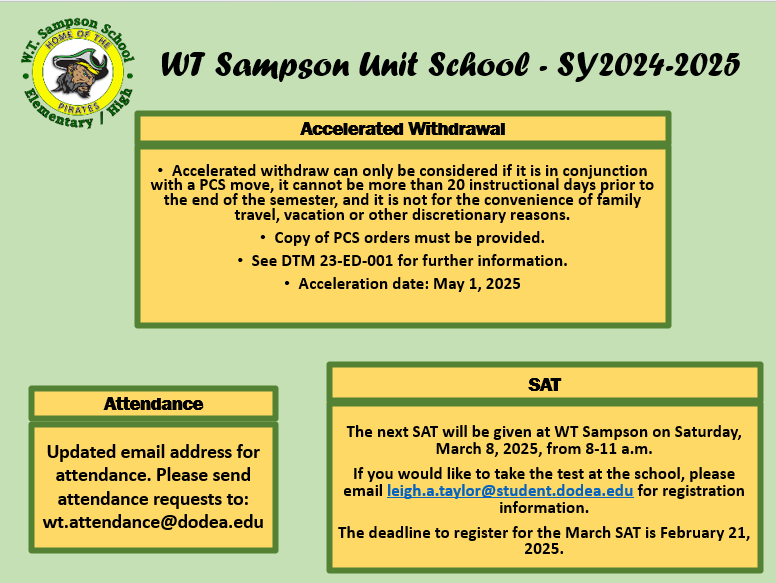 front office information 
