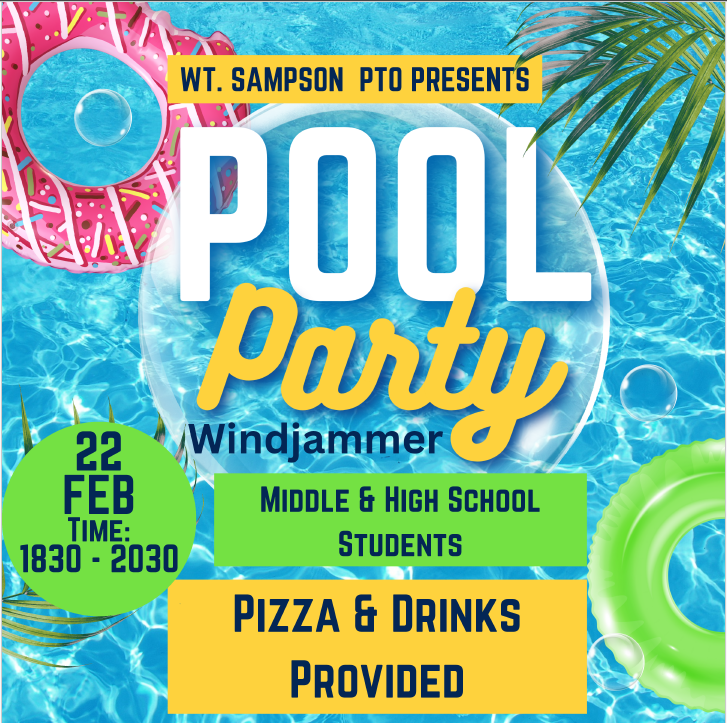 swim party flier